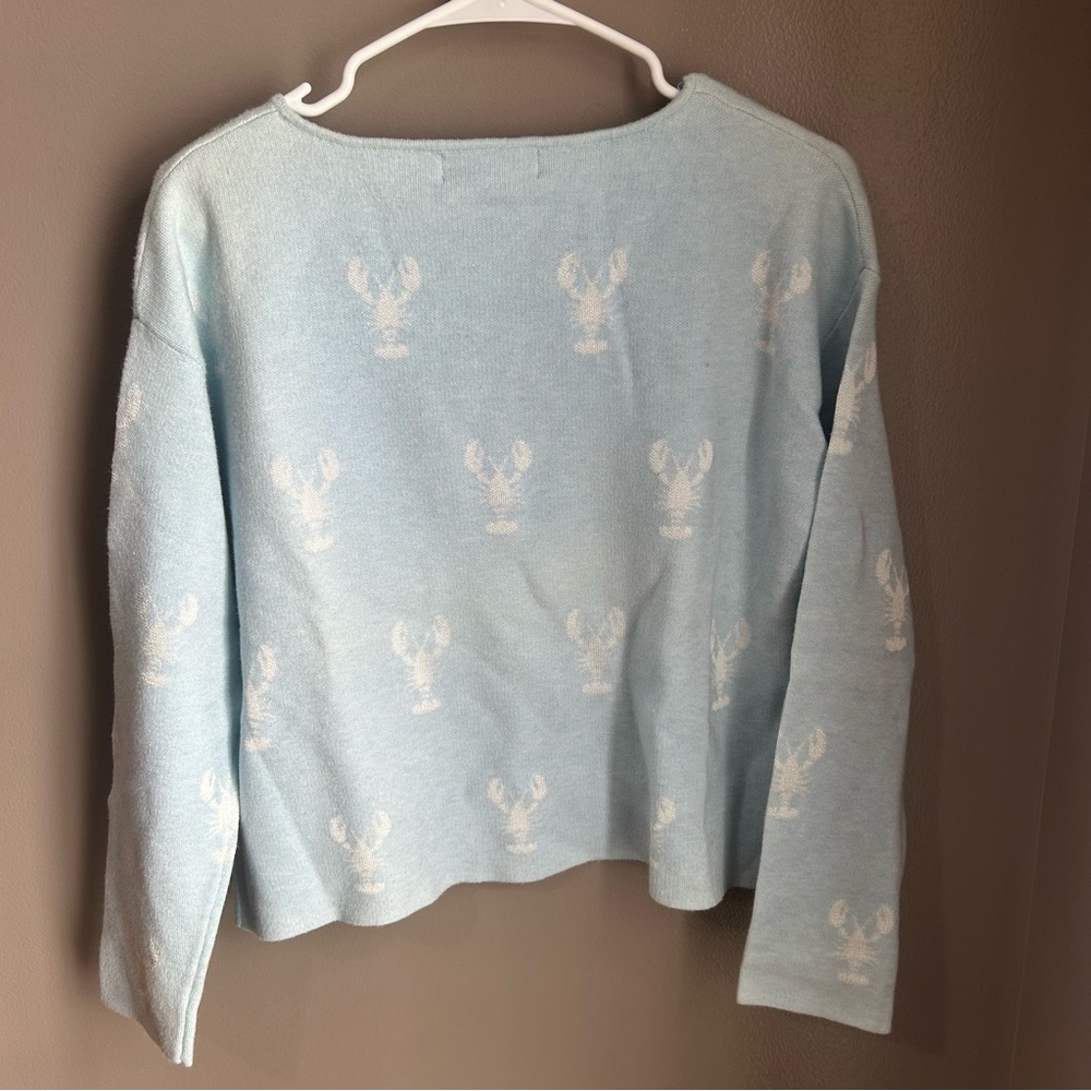 Philosophy Light Blue Lobster Sweater - Picture 6 of 7